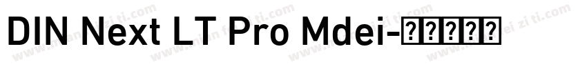 DIN Next LT Pro Mdei字体转换